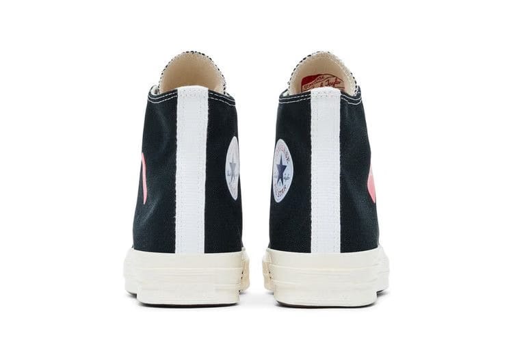 Comme des Garçons PLAY x Converse Chuck 70 High Small Red Heart - Black