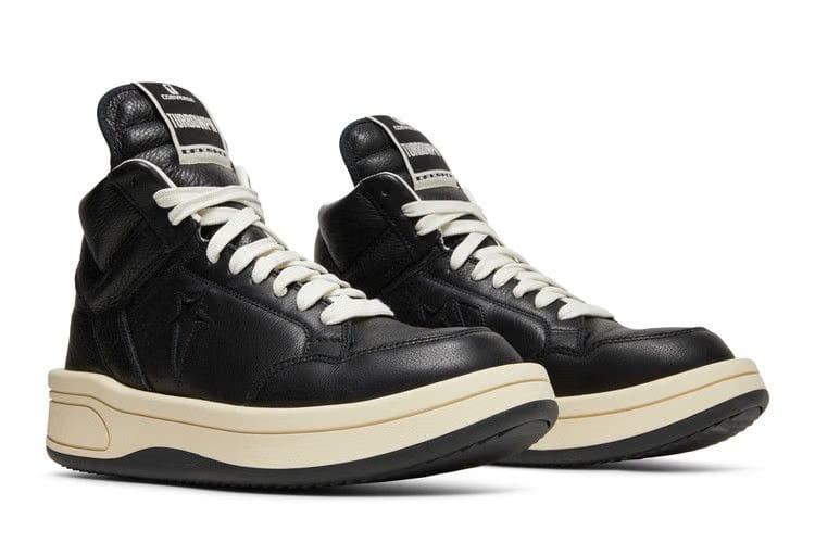 Rick Owens x Converse DRKSHDW TURBOWPN Mid Black Cloud Cream