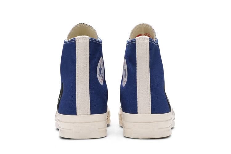 Comme des Garçons PLAY x Converse Chuck 70 High Blue Quartz