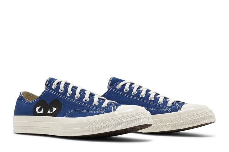 Comme des Garçons PLAY x Converse Chuck 70 Low Blue Quartz
