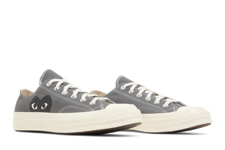 Comme des Garçons PLAY x Converse Chuck 70 Low Steel Gray