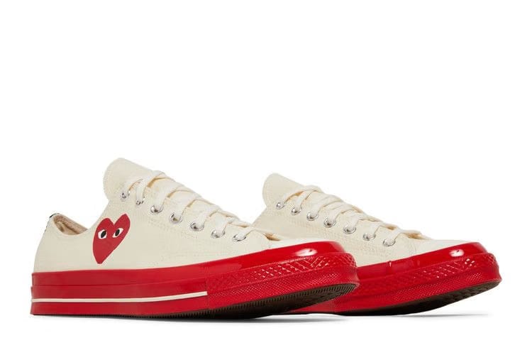 Converse Comme des Garçons Play x Chuck 70 Low Pristine Red