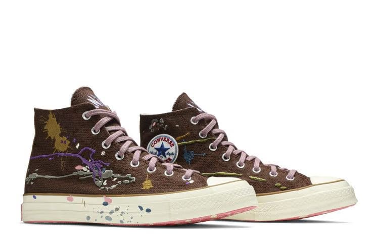 Bandulu x Converse Chuck 70 High Paint Splatter - Cappuccino Base