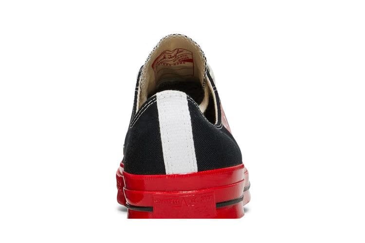 Converse Comme des Garçons Play x Chuck 70 Low Black Red