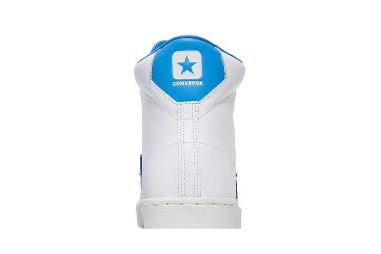 Converse Pro Leather Hi White Blue