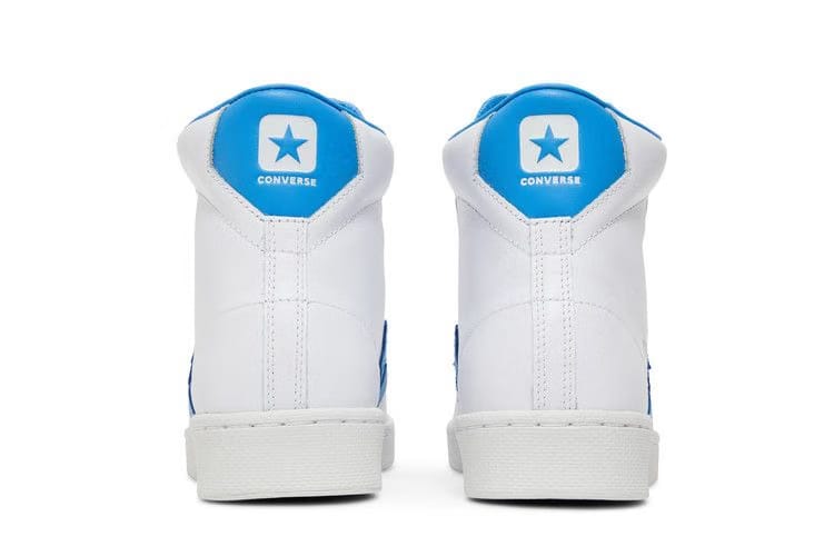 Converse Pro Leather Hi White Blue