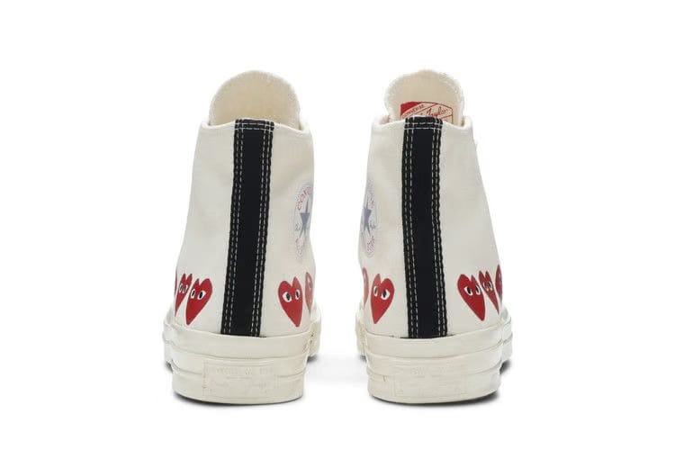 Converse Comme des Garçons Play x Chuck 70 Hi Top Multi Heart