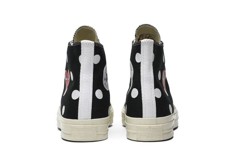Comme des Garçons x Converse Chuck Taylor All Star 70 Hi Black Polka Dot
