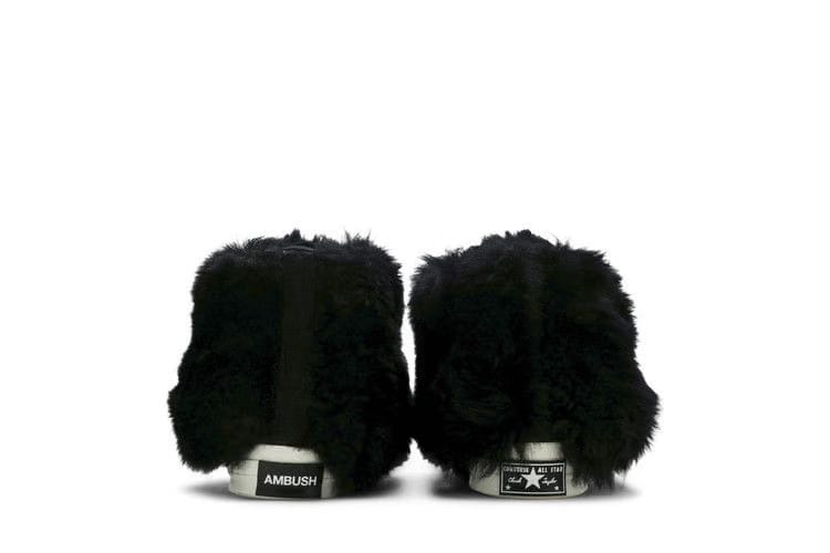 AMBUSH x Converse Chuck 70 High Fuzzy - Black Egret