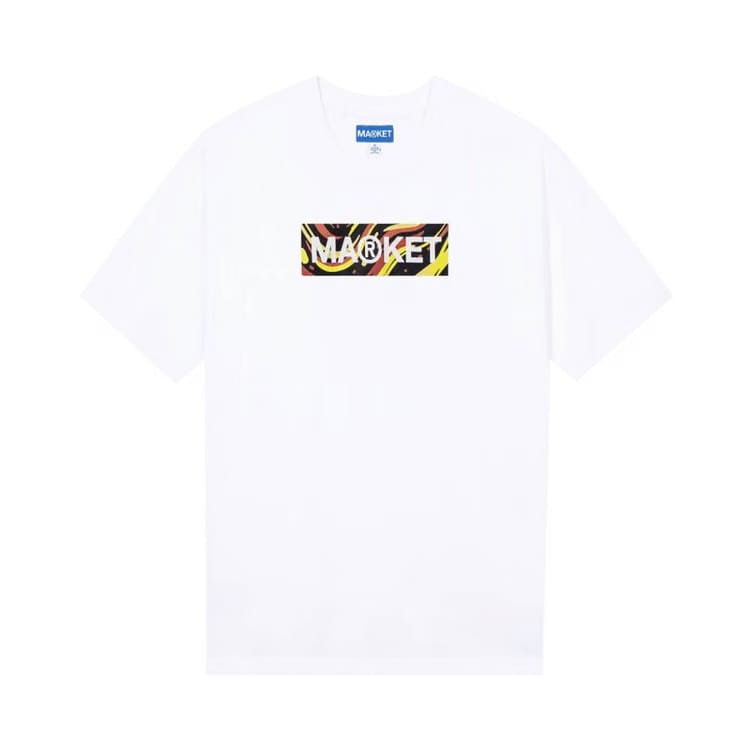 Market Bar Logo T-Shirt White