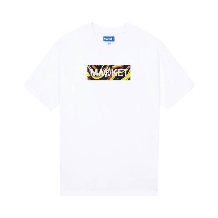 Market Bar Logo T-Shirt White