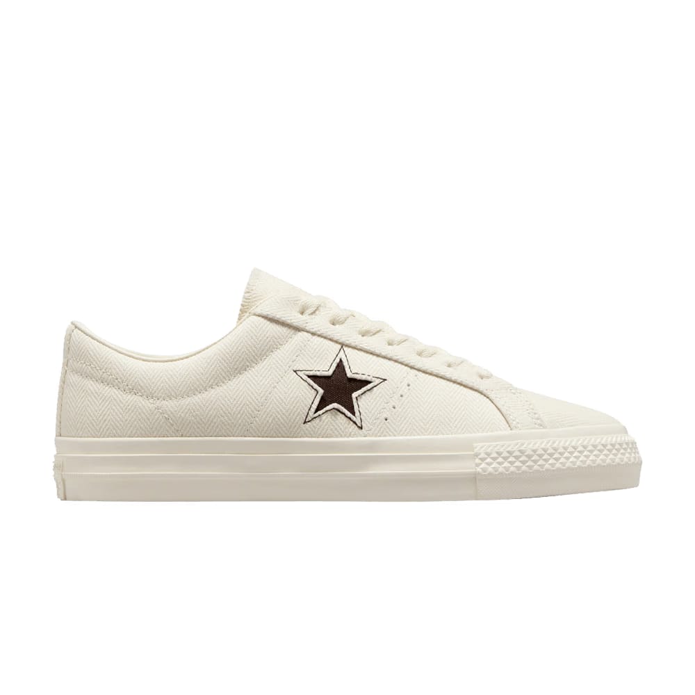 Converse One Star Pro Low Herringbone - Egret