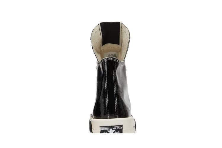 Rick Owens x Converse TURBODRK Chuck 70 High Black Lacquer
