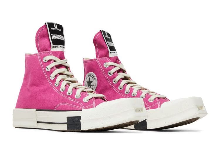 Rick Owens x Converse TURBODRK Chuck 70 Laceless Cactus Flower
