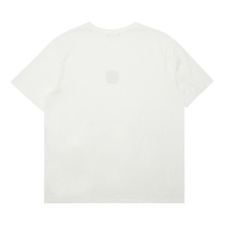 Balmain Bulky Fit PB T-Shirt Blanc/Bleu Moyen/Rouge Vif