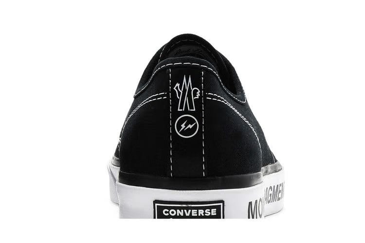 Fragment Design x Moncler x Converse Jack Purcell Black