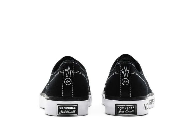 Fragment Design x Moncler x Converse Jack Purcell Black