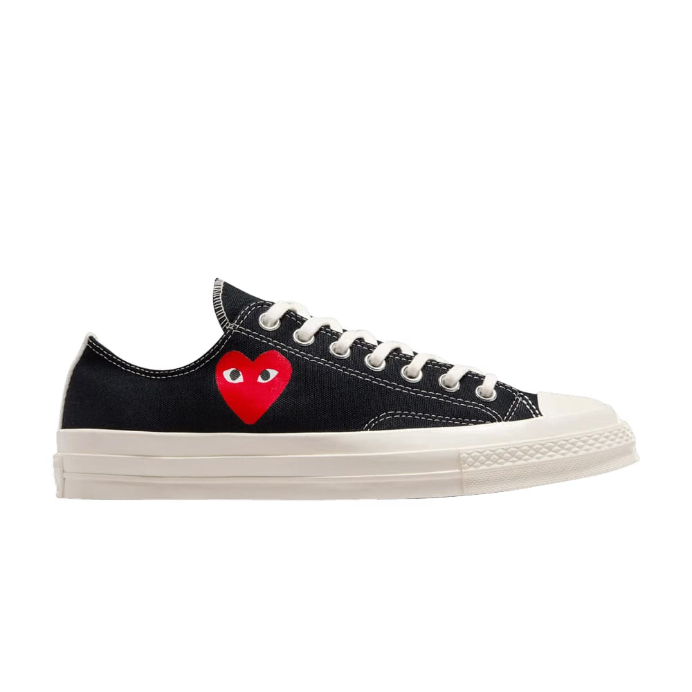 Converse Comme des Garçons PLAY x Chuck 70 Low Single Heart - Black