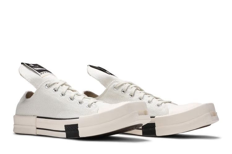 Rick Owens x Converse TURBODRK Chuck 70 Low Lily White