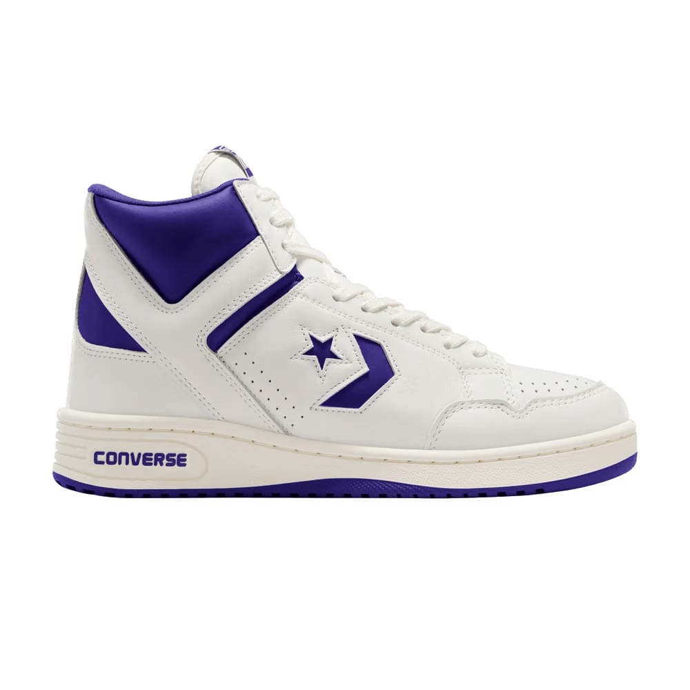 Converse Weapon Mid Vintage White Court Purple