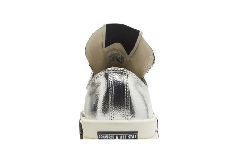Rick Owens x Converse TURBODRK Chuck 70 Low Silver Lacquer