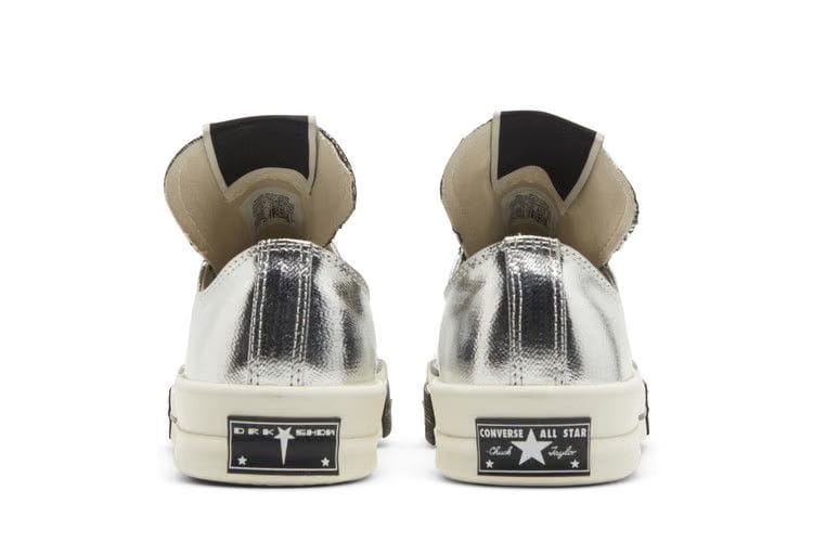 Rick Owens x Converse TURBODRK Chuck 70 Low Silver Lacquer