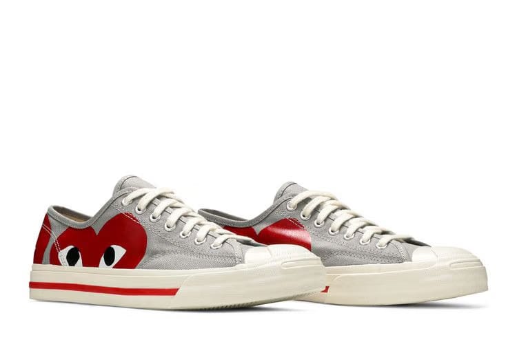 Comme des Garçons PLAY x Converse Jack Purcell Drizzle Red