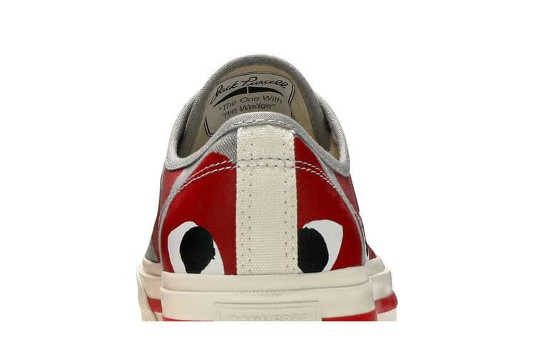 Comme des Garçons PLAY x Converse Jack Purcell Drizzle Red