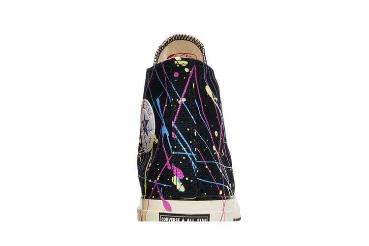 Converse Chuck 70 High Paint Splatter - Black