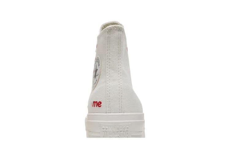 Converse Wmns Chuck Taylor All Star Lift Platform High 'Embroidered Hearts - White'