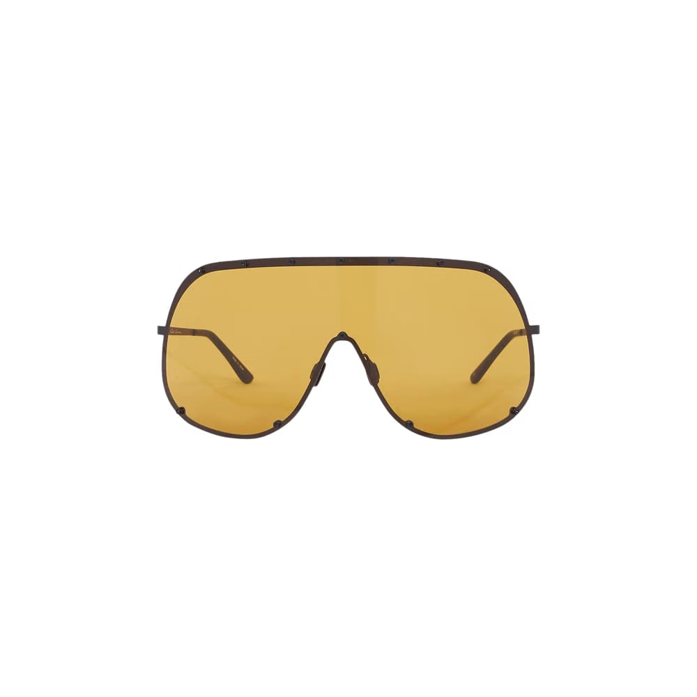 Rick Owens Shield Sunglasses Black/Green