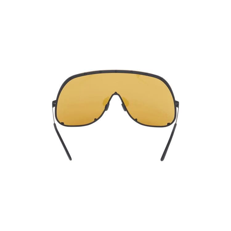 Rick Owens Shield Sunglasses Black/Green