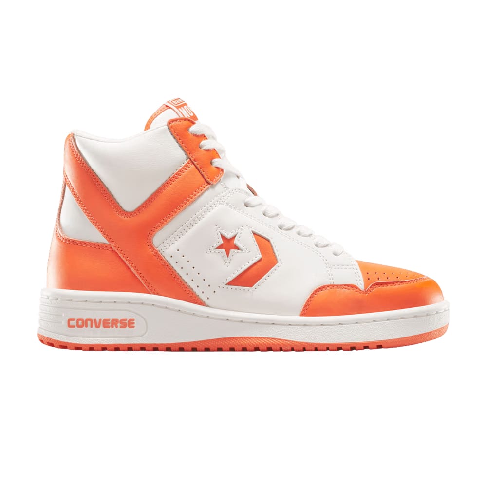 Converse Weapon Mid Orange Vintage White