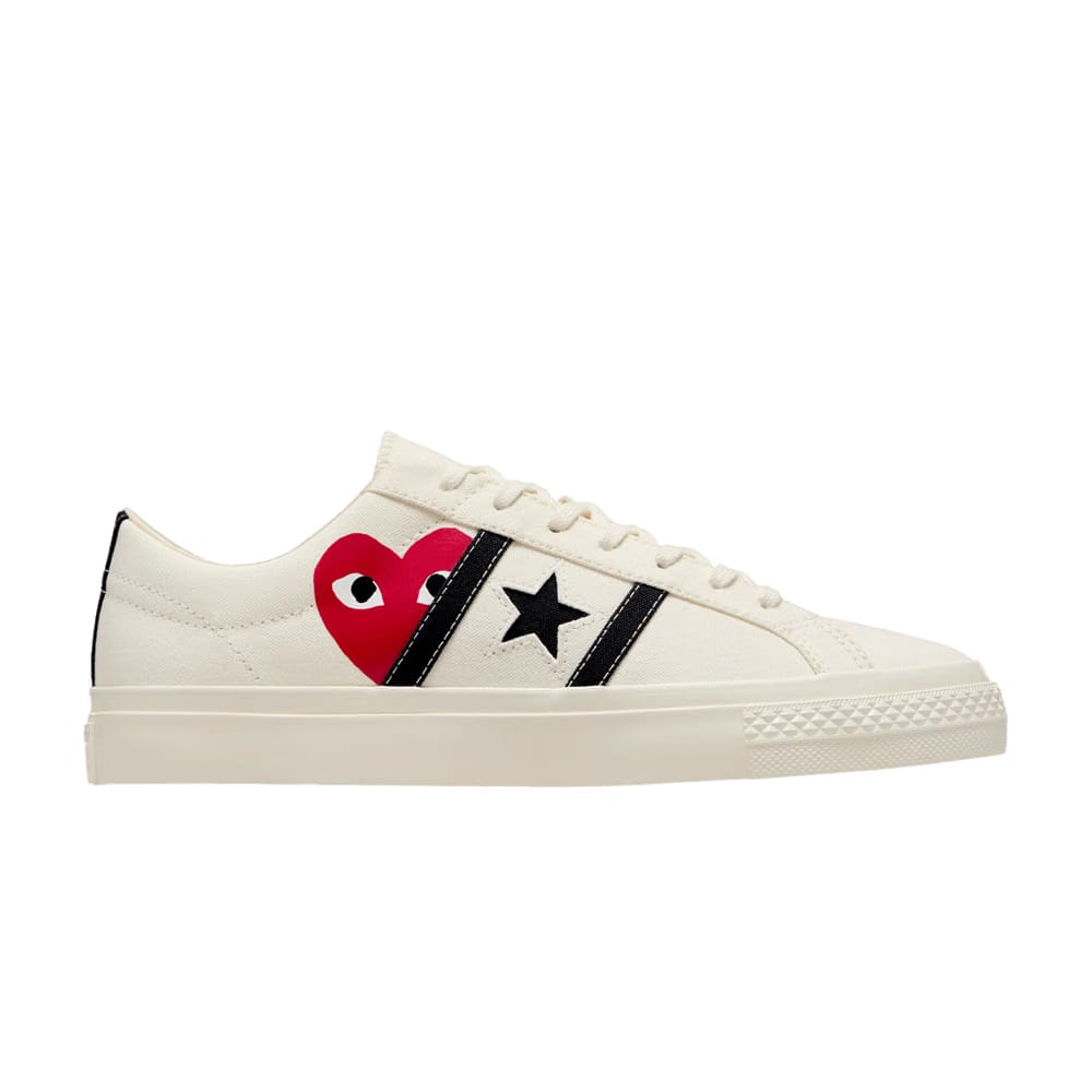 Comme des Garçons PLAY x Converse One Star Academy Pro Milk Black