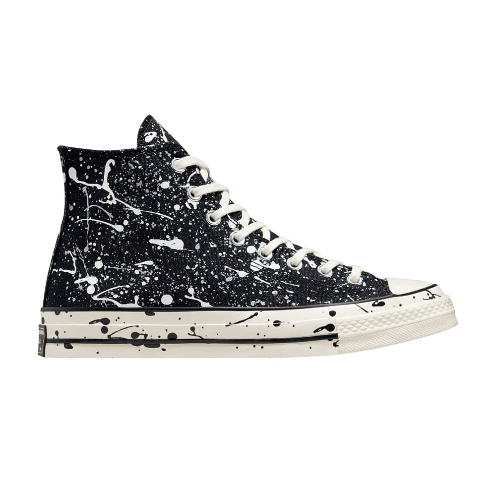 Converse Chuck 70 High Archive Paint Splatter - Black