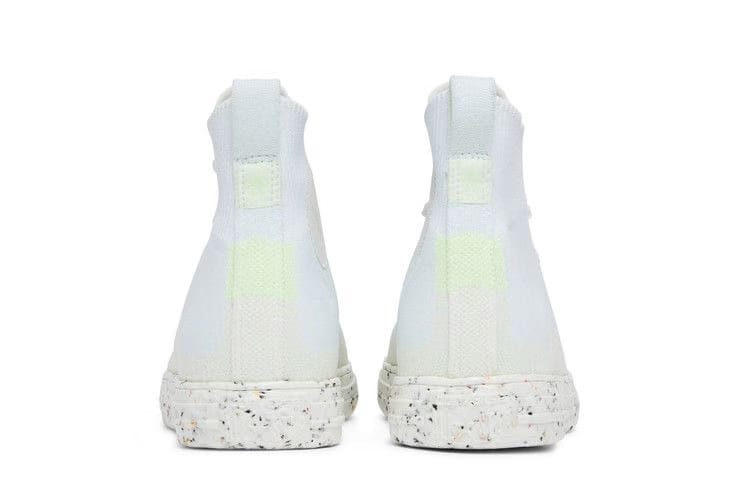 Converse Chuck Taylor All Star Crater Knit High White Barely Volt