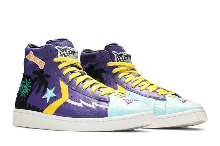 Converse Chinatown Market x Pro Leather High Lakers Championship Jacket
