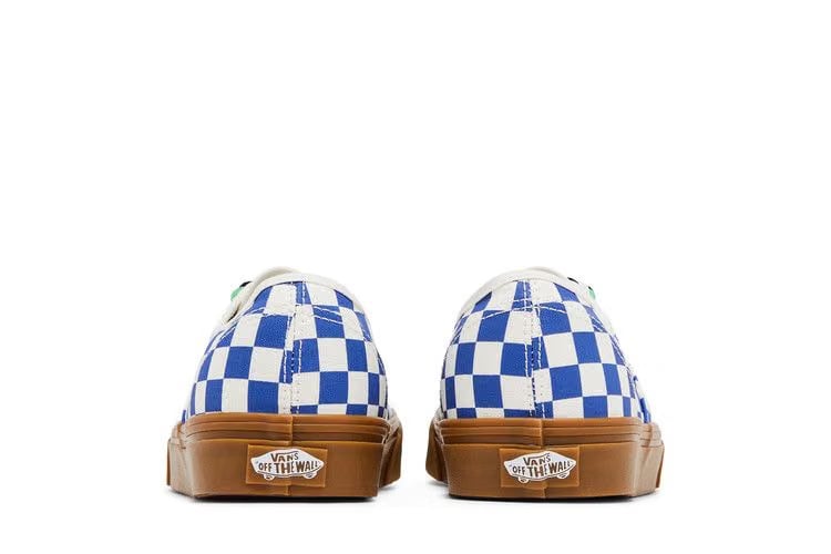 Authentic Checkerboard - Blue Gum Braided Laces