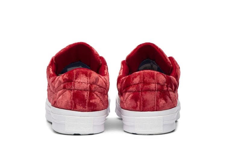 Golf Le Fleur x Converse One Star Quilted Velvet Cherry