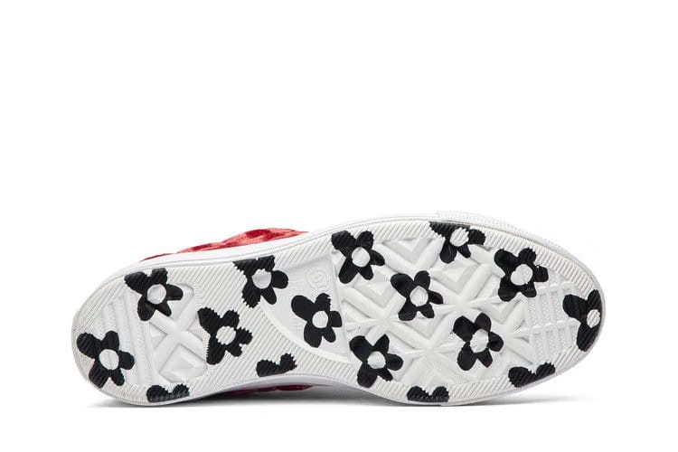 Golf Le Fleur x Converse One Star Quilted Velvet Cherry