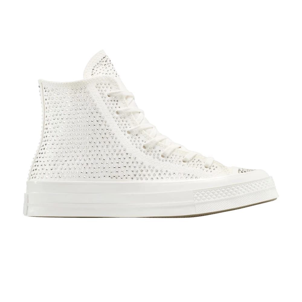 Swarovski x Converse Chuck 70 High Vintage White