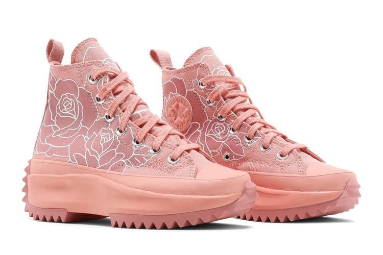 Natasha Cloud x Converse Wmns Run Star Hike Inspired 'Floral - Pink Quartz'