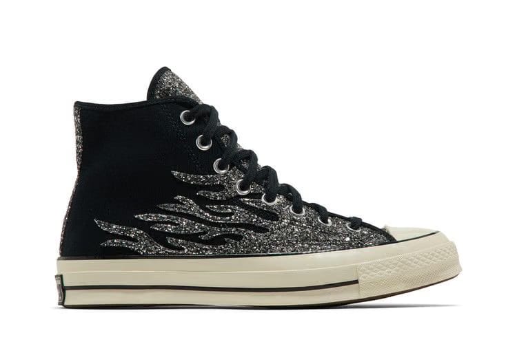 Converse Wmns Chuck 70 High 'Archival Glitter Flame - Black Egret'