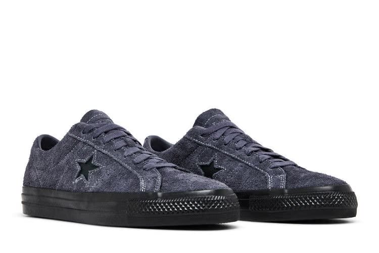 Converse One Star Pro Vintage Suede Low Dark Moth Black
