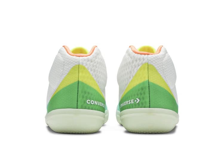 Converse All Star BB Evo Mid Hi-Vis Collection - White Green Glow