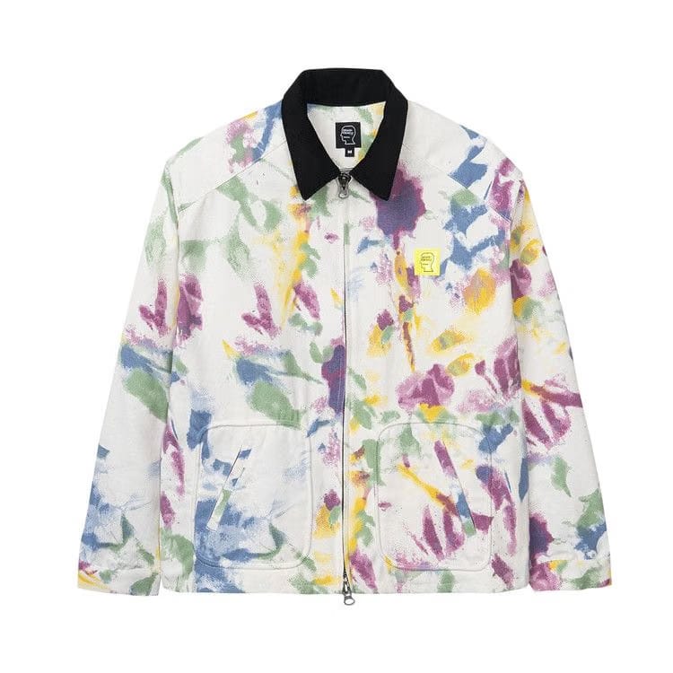 Brain Dead Contrast Cord Collar Harrington Jacket Dry Pigment Dye