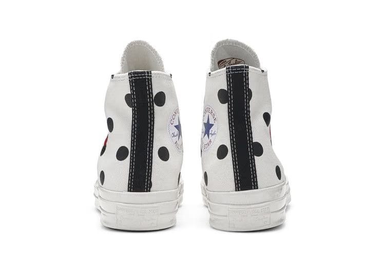 Converse Comme des Garçons x Chuck Taylor All Star 70 Hi White Polka Dot