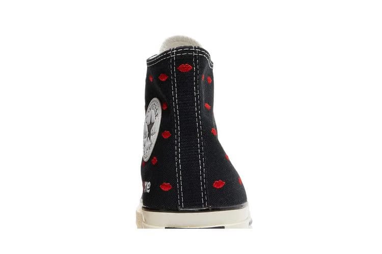 Converse Chuck 70 Embroidered Lips High Love Me - Black