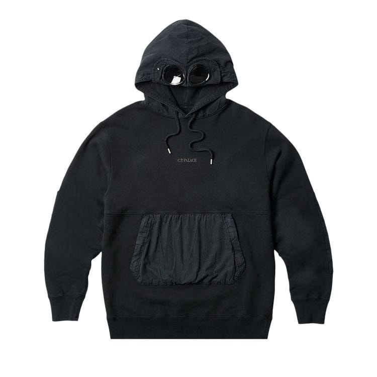Palace x C.P. Company Goggle Hoodie Black