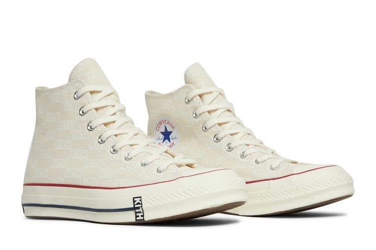 Converse Kith x Chuck 70 Hi White Monogram